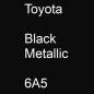 Preview: Toyota, Black Metallic, 6A5.